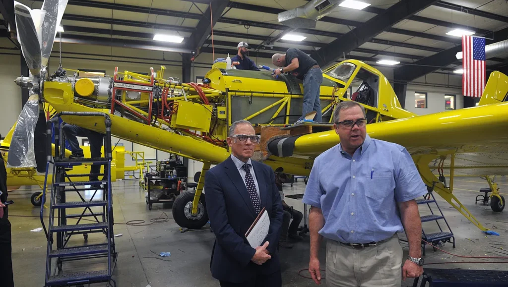 EXIM Bank Chairman Tours Air Tractor