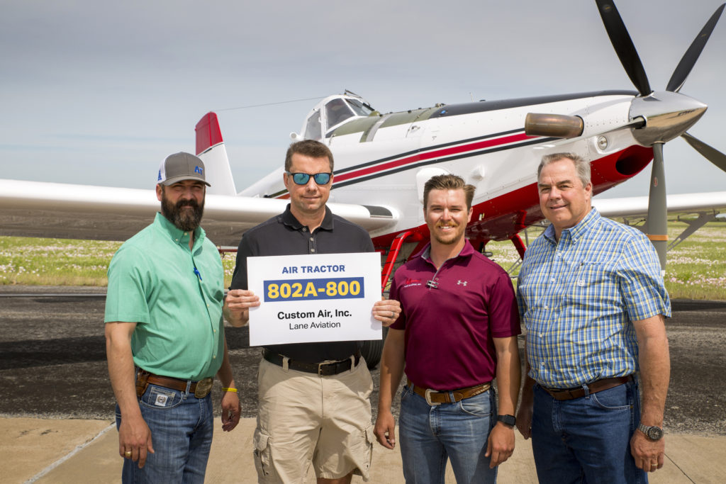 Air Tractor Releases 800th Aircraft in AT-802 Series